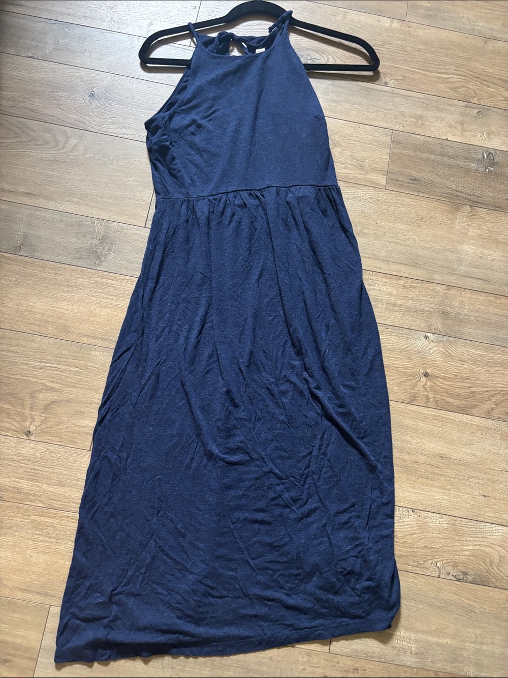 Bundle 3/$15 LOFT Navy Halter Maxi Dress